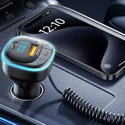 Chargeur voiture allume cigare transmetteur FM