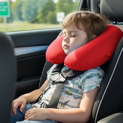 Oreiller cervical ergonomique pour repos nomade