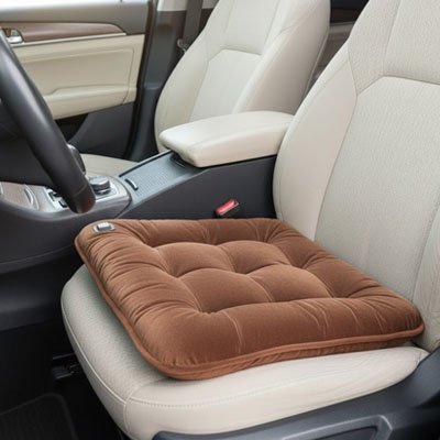 Coussin de voiture marron