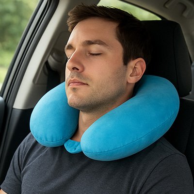 coussin de voyage modulable pour travail, lecture, repos