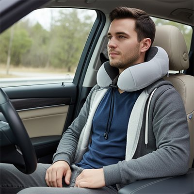 coussin de voyage léger et compact pour déplacements fréquents