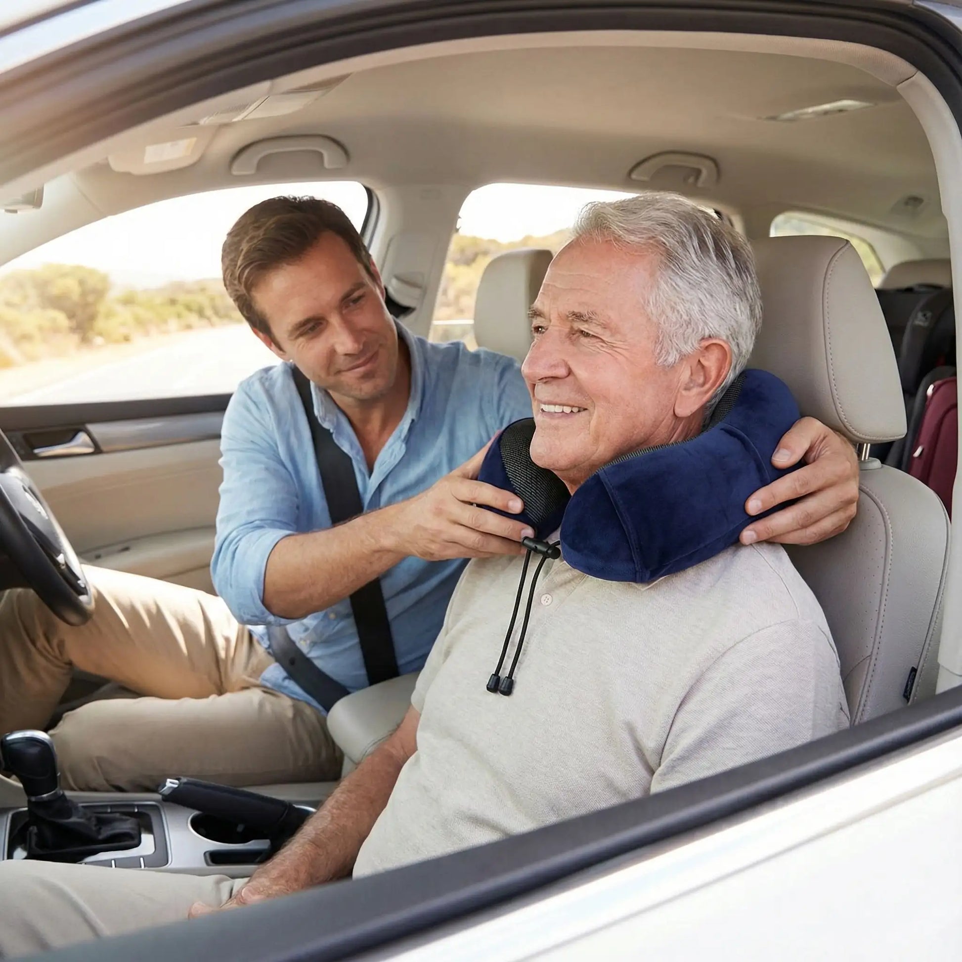 coussin de voyage cervical pour longs trajets sans douleurs