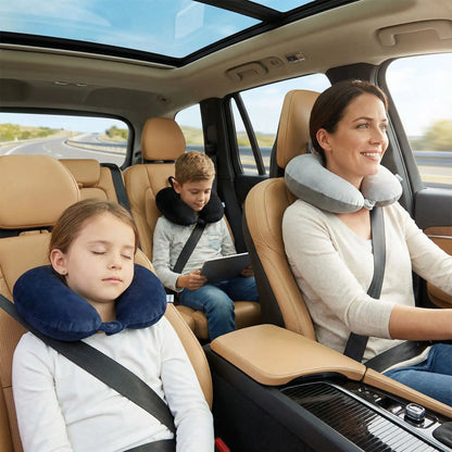 coussin de voyage pour aventurier parcourant route et rail