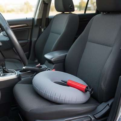 Coussin gonflable bleu