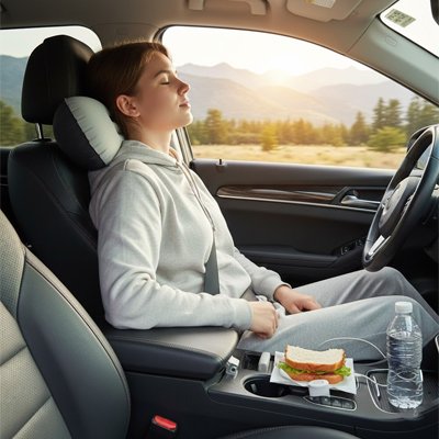 Coussin gonflable gris