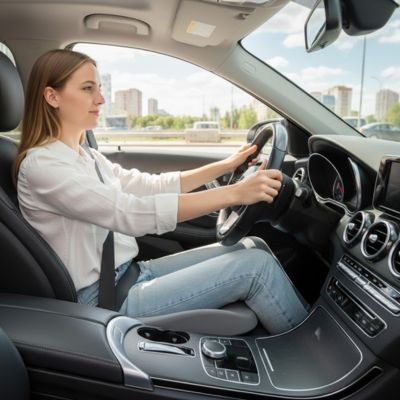 Coussin  lombaire pour voiture améliorant la posture de conduite
