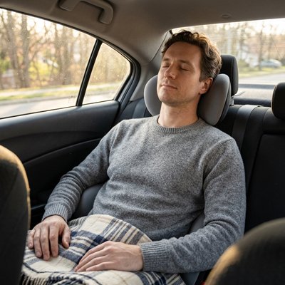 Coussin lombaire voiture moelleux pour longs trajets