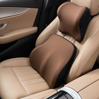 Coussin lombaire voiture rembourré pour soutien du bas du dos 