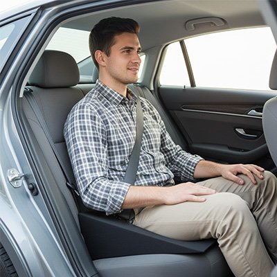 Coussin voiture noir