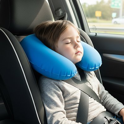 Coussin cervical confortable pour sommeil en déplacement