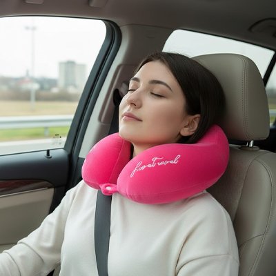 coussin de voyage  pour bureau et pauses détente