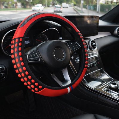 Couvre volant cuir ergonomique pour confort maximal