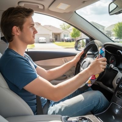 Couvre volant twingo 2 antidérapante