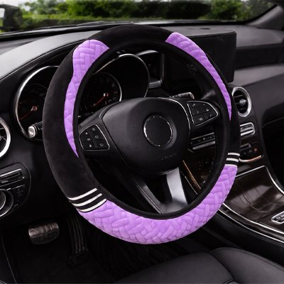  Couvre volant  universel Housse de volant de voiture sans bords