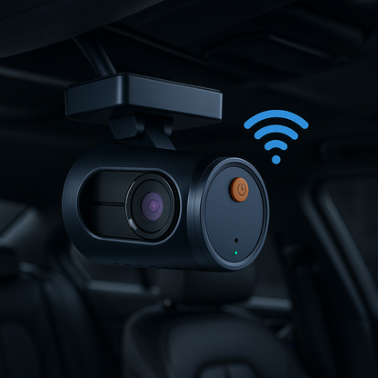 DASH CAM VOITURE INTELLIGENTE ET CONNECTÉE AU WI-FI
