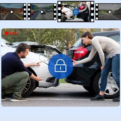 DASHCAM POUR VOITURE AVEC CAMERA ARRIERE ET QUALITE 1080P
