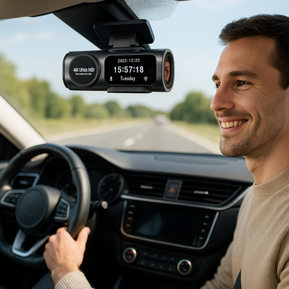DASHCAM POUR VOITURE WIFI GPS INTEGRE ET ENREGISTREUR VIDEO
