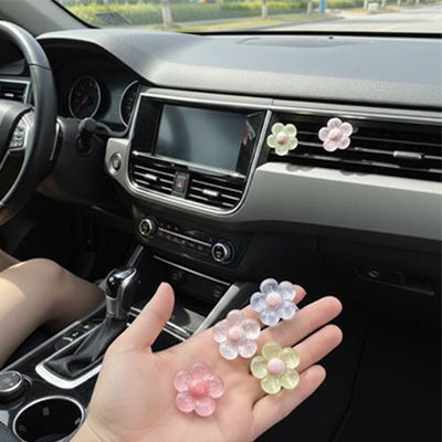 Diffuseur de parfum décor floral coloré accessoires automobiles