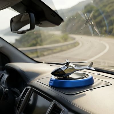 Diffuseur de parfum Désodorisant solaire pour voiture, style d'hélicoptère