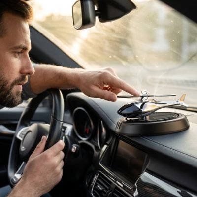 Diffuseur de parfum noir accessoires de voiture