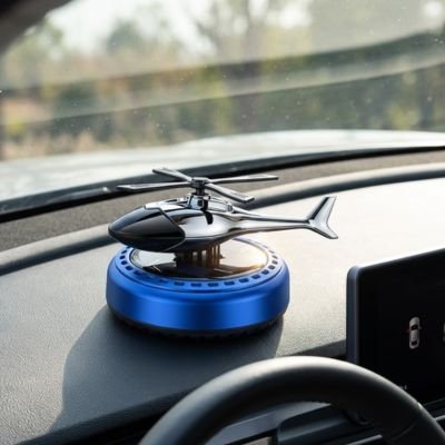Diffuseur de parfum noir style d'hélicoptère accessoires de voiture