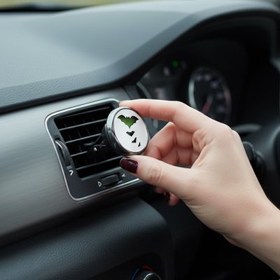 Diffuseur de parfum voiture désodorisant de voiture rechargeable de 1pc