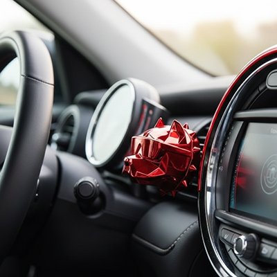 Diffuseur parfum voiture luxe rouge
