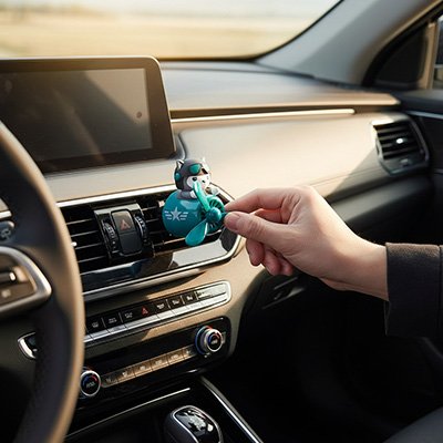 Diffuseur parfum voiture vert accessoires arôme évent clip diffuseur de parfum