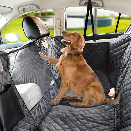 Housse de siège de voiture résistante aux griffures pour animaux de compagnie.
