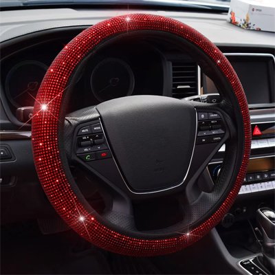Housse de volant voiture stylée pour intérieur voiture