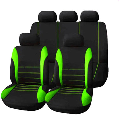 HOUSSE SIEGE AUTO NOIR UNIVERSELLE INSTALLEE DANS UNE VOITURE