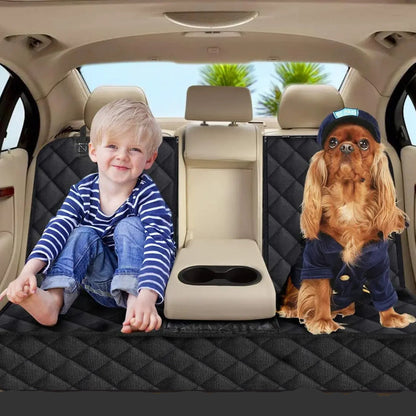 HOUSSE SIEGE VOITURE POUR CHIEN AVEC CEINTURE DE SECURITE INTEGREE
