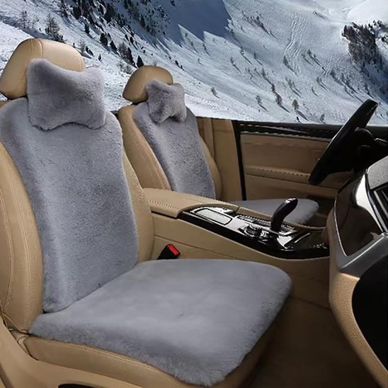 Housse siege voiture femme gris