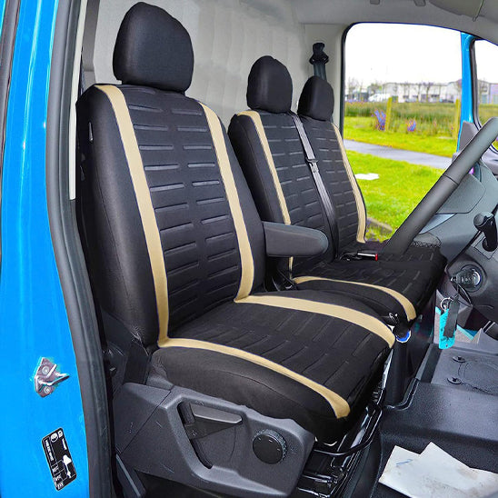 HOUSSE SIEGE VOITURE AVEC TEXTURE LISSE ET CONFORT SUPERIEUR BIEGE
