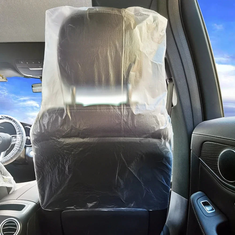 HOUSSE SIEGE VOITURE LOT DE 100 AVEC EMBALLAGE COMPACT