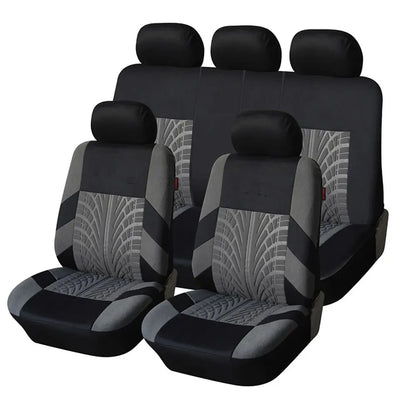 DÉTAIL DU DESIGN SPORTIF DE LA HOUSSE VOITURE INTÉRIEURE POUR HABITACLE PERSONNALISÉ