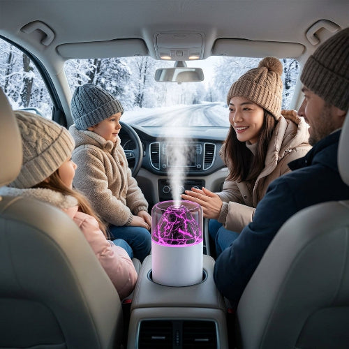 Humidificateur de voiture vu de profil