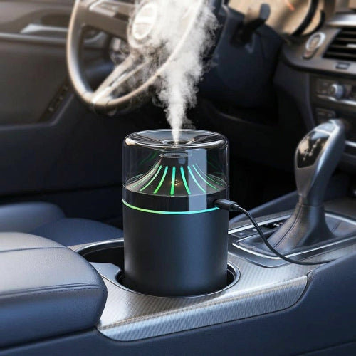 Humidificateur voiture Sérénité installé dans l’habitacle