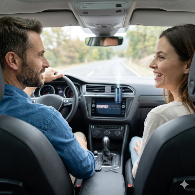 Himidificateur d'air voiture Diffuseur d’air frais pour améliorer le confort en voiture