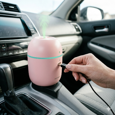 Humidificateurs d'air rose pour petits espaces
