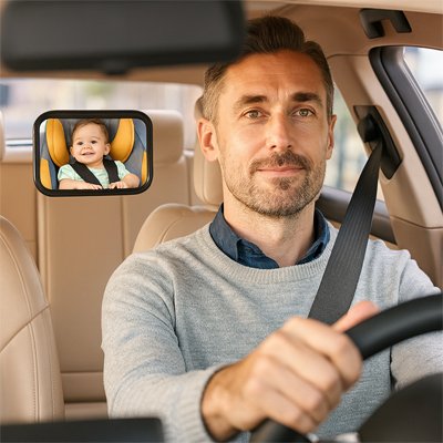 Miroir voiture bébé moniteur de sécurité réglable