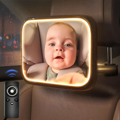 Miroir voiture pour bebe clip design incassable siège d’auto