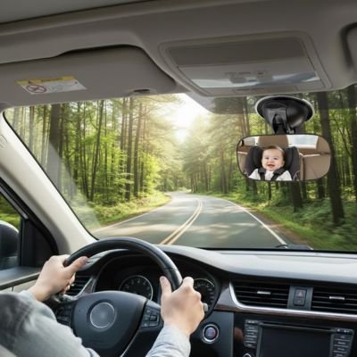 Miroir voiture réglable à 360 degrés