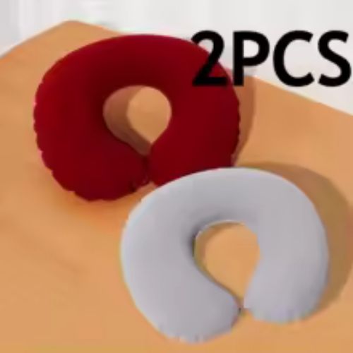 Oreiller de voyage gonflable facile à ranger dans un sac