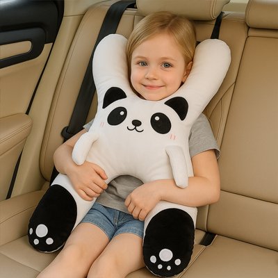 Oreiller de voyage moelleux permettant un sommeil paisible en voiture