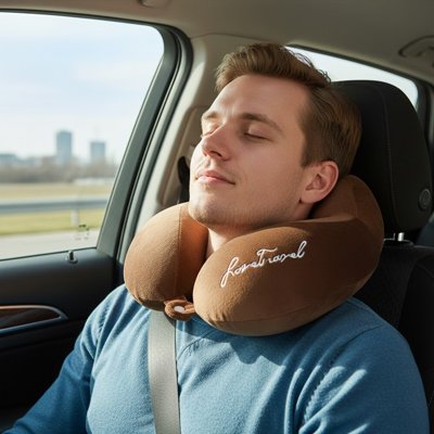 Oreiller de voyage compact et léger facile à transporter