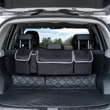 Organisateur coffre voiture avec poches transparentes