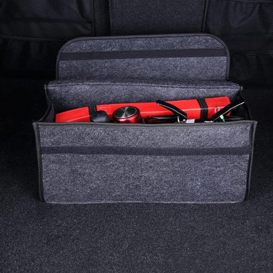 Organisateur de coffre de voiture avec fixation universelle
