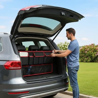 Organisateur de coffre pour rangement efficace