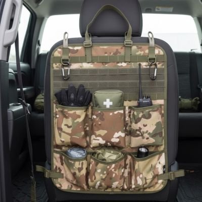 Organisateur de siege voiture long trajet